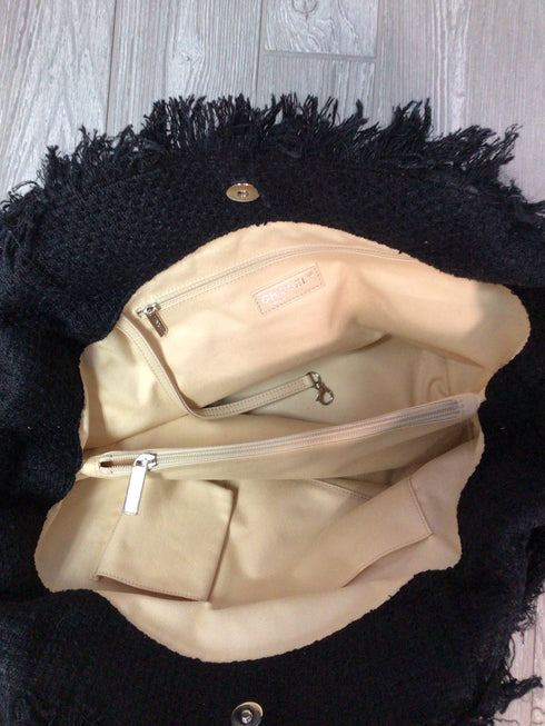 Chanel Quilted Tweed Tote Pre-owned
